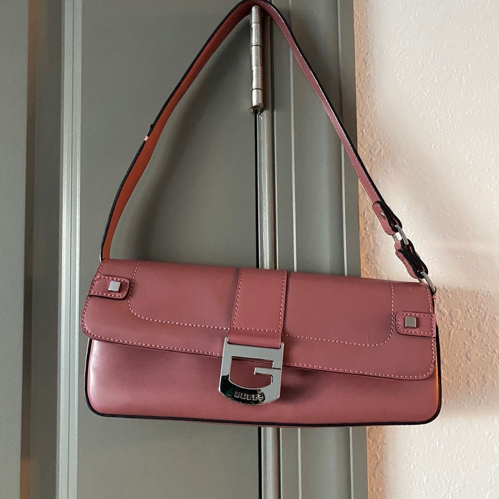 Y2K guess pink purse